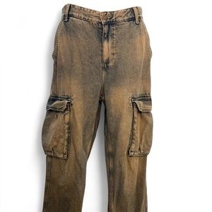 Zara Tan Cargo Pants